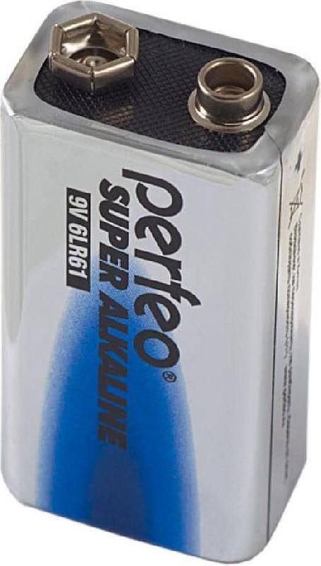 Батарейка Perfeo 6LR61-1SH SUPER ALKALINE