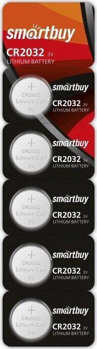 Батарейка Smartbuy CR2032/5B