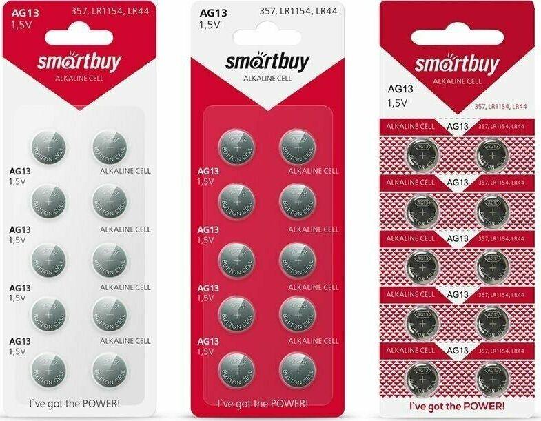 Батарейка Smartbuy AG13-10B
