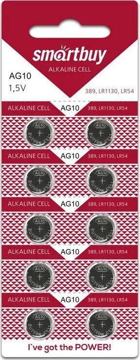 Батарейка Smartbuy AG10-10B