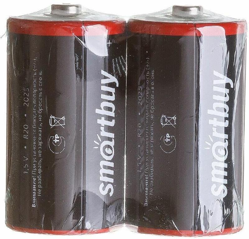 Батарейка Smartbuy R20/2S