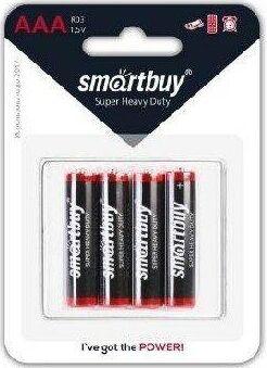 Батарейка Smartbuy R03-4BL
