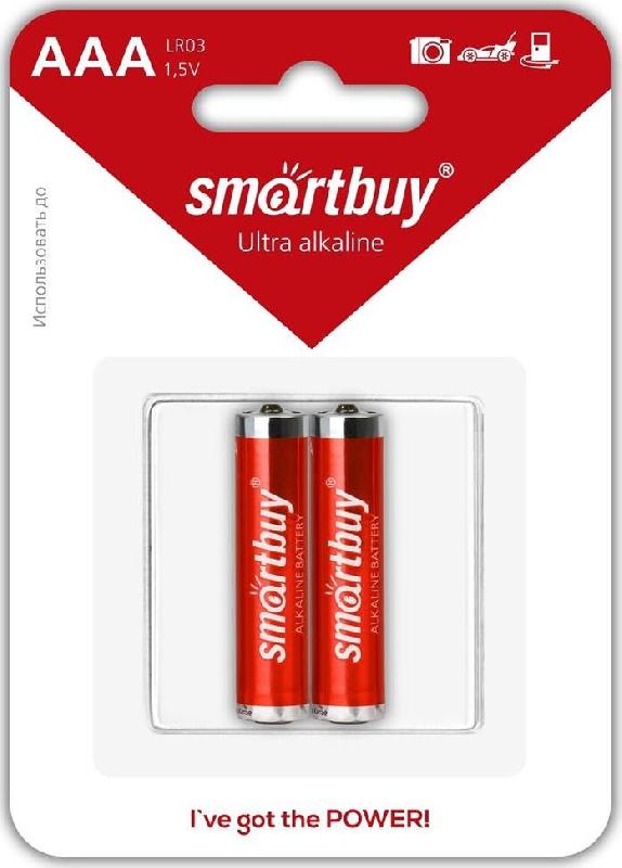 Батарейка Smartbuy LR03-2BL
