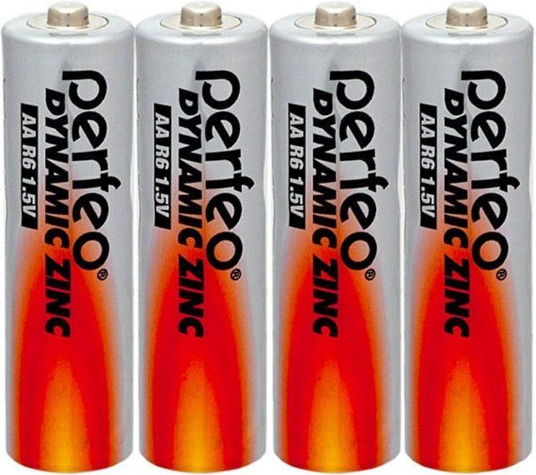 Батарейка Perfeo R6-4SH DYNAMIC ZINC (60)