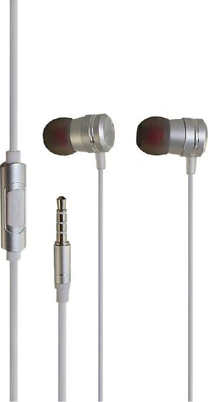 Гарнитура Hoco Наушники-гарнитура M16 LING SOUND , серебро серый