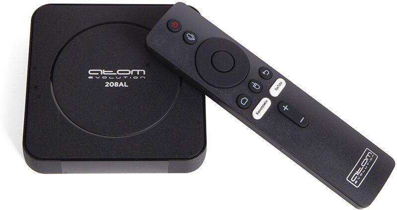 Кабель Аtomevolution Приставка Смарт ТВ ATOM-208AL (Android TV Box) Allwinner H313 2/8Gb BT-пульт с микроф. АTOM