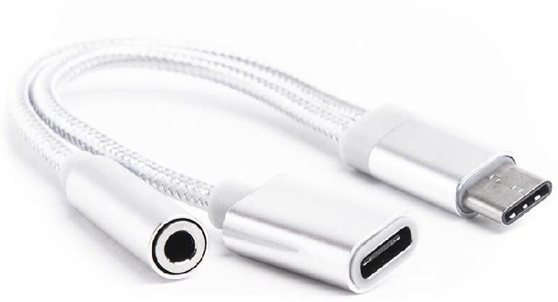 Кабель АТОМ (31043) USB Type-C-3 5 Jack/USB Type-C