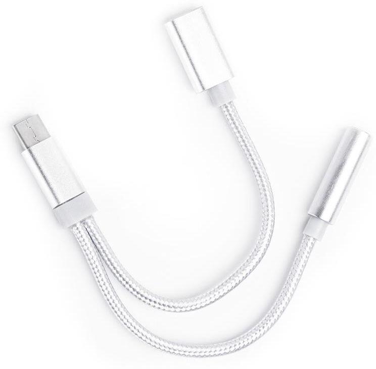 Кабель АТОМ (31043) USB Type-C-3 5 Jack/USB Type-C