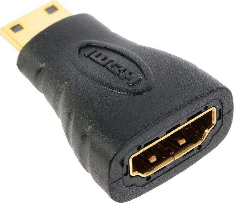 Кабель REXANT (17-6801) ПЕРЕХОДНИК ШТЕКЕР MINI HDMI - ГНЕЗДО HDMI