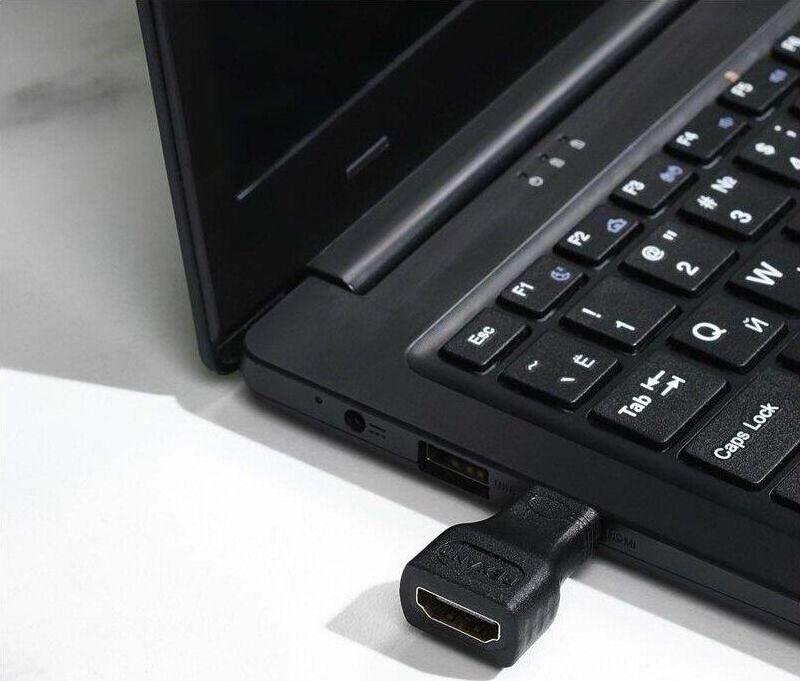 Кабель REXANT (17-6801) ПЕРЕХОДНИК ШТЕКЕР MINI HDMI - ГНЕЗДО HDMI