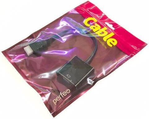 Кабель Perfeo Кабель переходник (A7022) HDMI A вилка - VGA/SVGA розетка