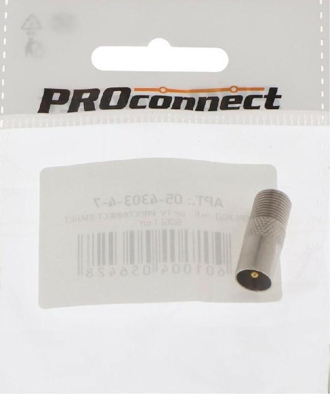 Кабель Proconnect (05-4303-4) антенный гнездо F - штекер TV