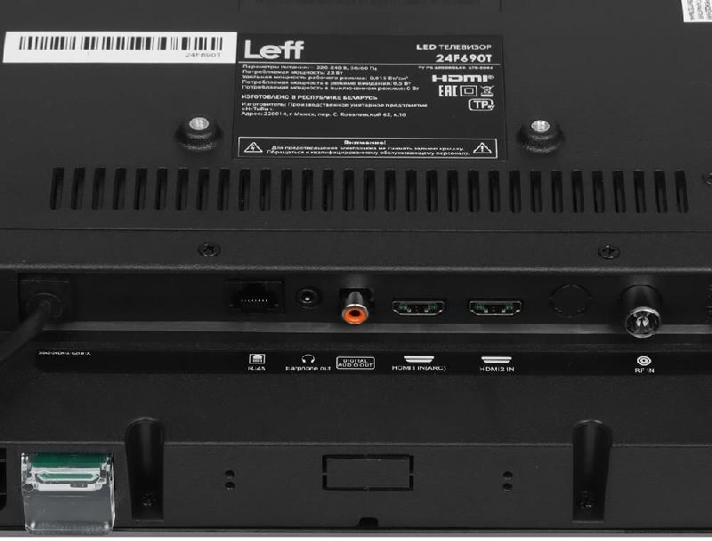 Телевизор LEFF LED Full HD 24F690T