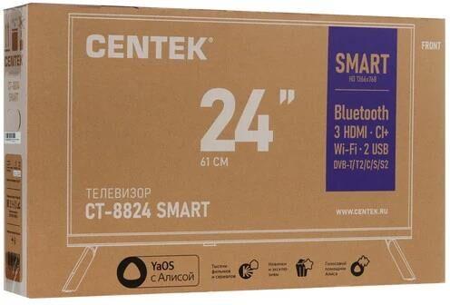 Телевизор Centek LED 24" HD CT-8824 SMART