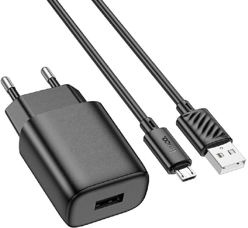 Зарядка Hoco Зарядка Hoco C134A 1USB 2.4A H , Black