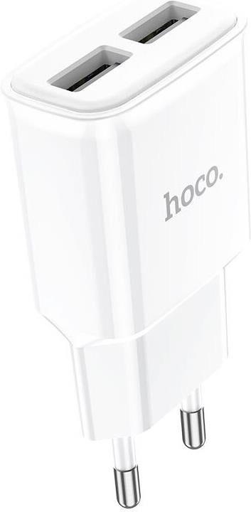 Зарядка Hoco Зарядка Hoco СЗУ HOCO C88A Star round dual port белый