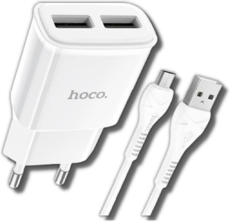 Зарядка Hoco Зарядка Hoco СЗУ HOCO C88A Star round dual port белый