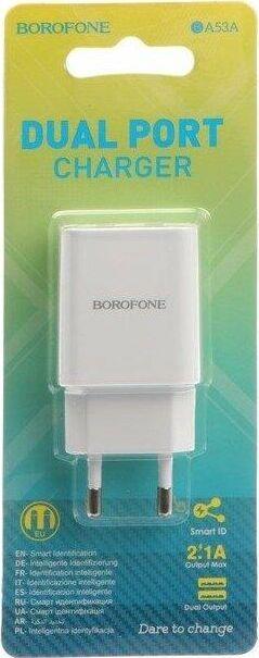 Зарядка Borofone Зарядка Borofone BA53A Powerway 2USB белый