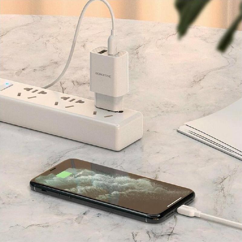 Зарядка Borofone Зарядка Borofone BA53A Powerway 2USB белый