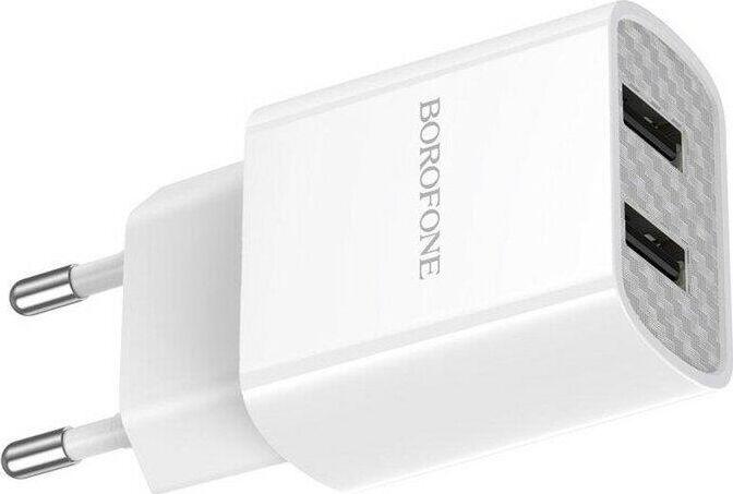 Зарядка Borofone Зарядка Borofone BA53A Powerway 2USB белый