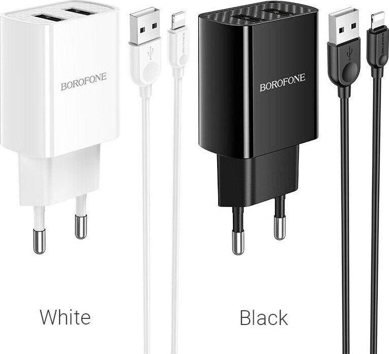 Зарядка Borofone Зарядка Borofone BA53A Powerway 2USB белый
