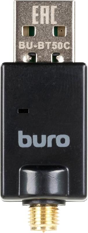 Bluetooth-адаптер Buro Bluetooth-адаптер Buro USB BU-BT50C BT5.0+EDR class 1 100м черный