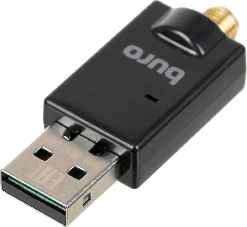 Bluetooth-адаптер Buro Bluetooth-адаптер Buro USB BU-BT50C BT5.0+EDR class 1 100м черный