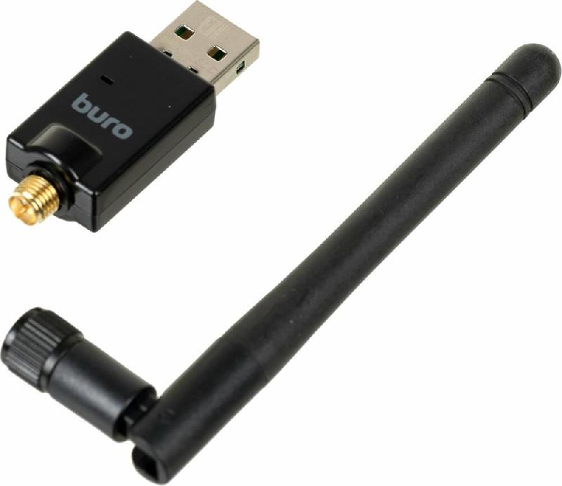 Bluetooth-адаптер Buro Bluetooth-адаптер Buro USB BU-BT50C BT5.0+EDR class 1 100м черный