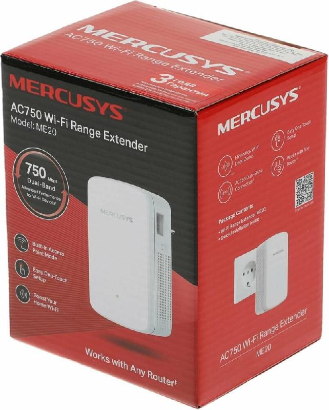 Роутер Mercusys ME20 (AC750)