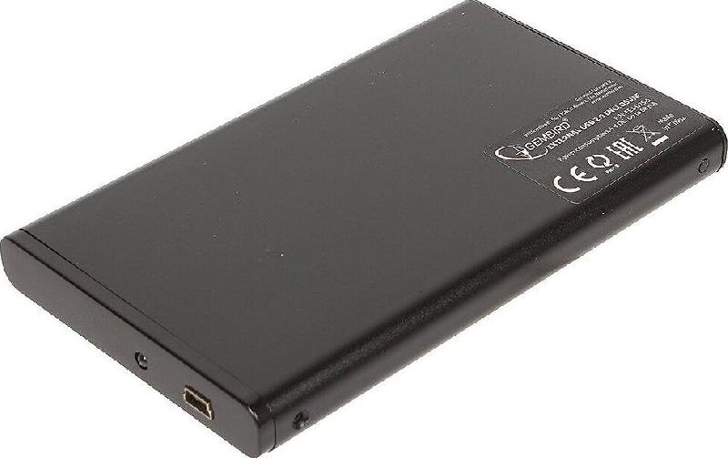 Жёсткий диск Gembird для жёстких дисков (13045) EE2-U2S-5 внешний корпус 2.5 USB 2.0 SATA металл