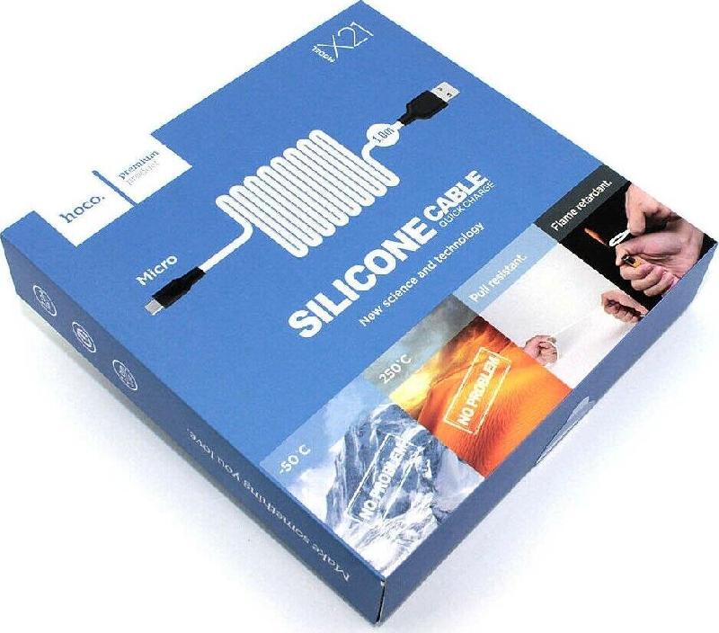 Кабель HOCO Дата-кабель microUSB X21 USB (m)-microUSB (m)