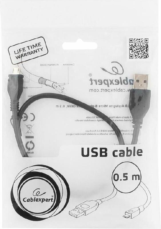 Кабель Gembird USB аксессуар /Cablexpert (09738) CCP-MUSB2-AMBM- AM/microBM 5P