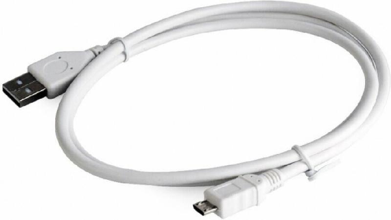 Кабель Gembird Cablexpert (11574) CCP-mUSB2-AMBM-W- AM/microBM 5P экран (10)