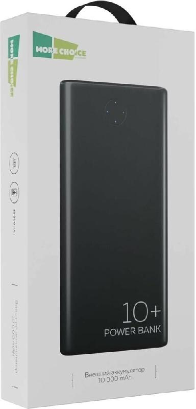 Повербанк More choice PB11 10000 mAh чёрный