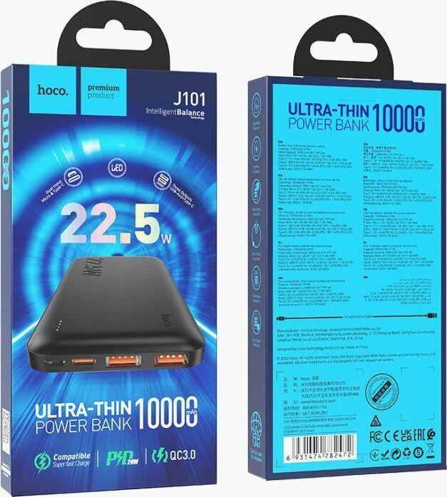 Повербанк Hoco J101 10000 mAh чёрный