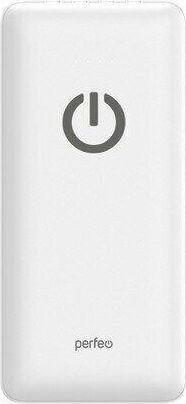 Повербанк Perfeo PF_B4879 10000 mAh белый