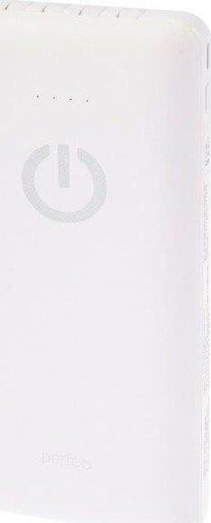 Повербанк Perfeo PF_B4879 10000 mAh белый