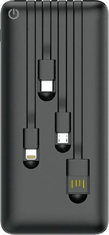 Повербанк Perfeo PF_B4878 10000 mAh чёрный
