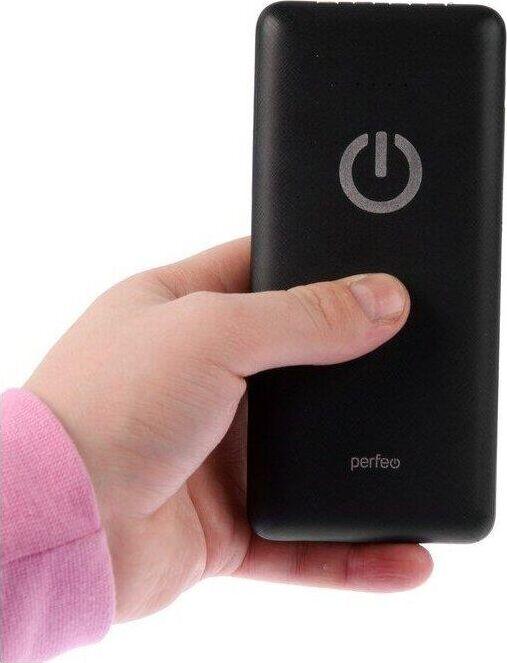 Повербанк Perfeo PF_B4878 10000 mAh чёрный
