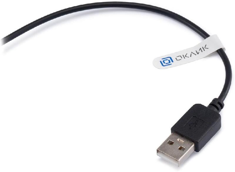 Наушники Oklick Наушники с Оклик HS-M400 черный 1.8м накладные оголовье черный