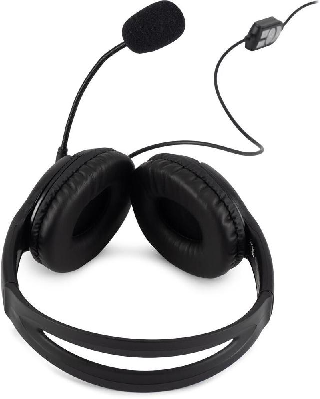 Наушники Oklick Наушники с Оклик HS-M400 черный 1.8м накладные оголовье черный