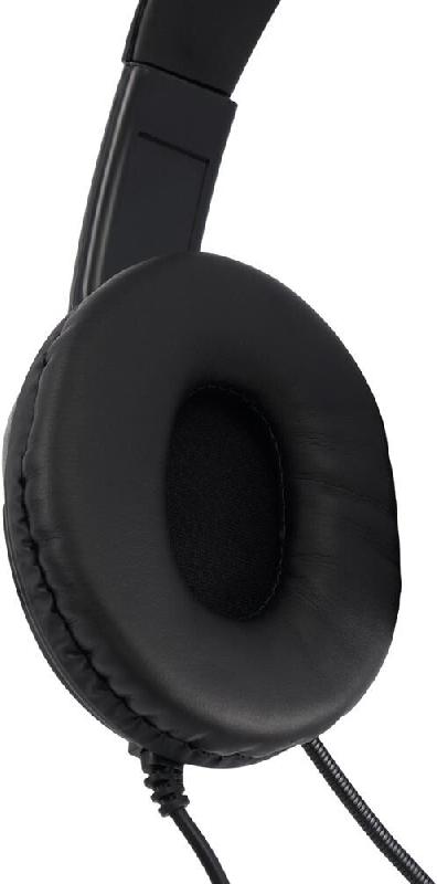 Наушники Oklick Наушники с Оклик HS-M400 черный 1.8м накладные оголовье черный