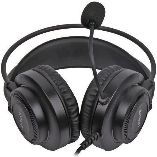 Наушники A4Tech Fstyler FH200U серый 2м накладные USB оголовье (FH200U GREY) серый