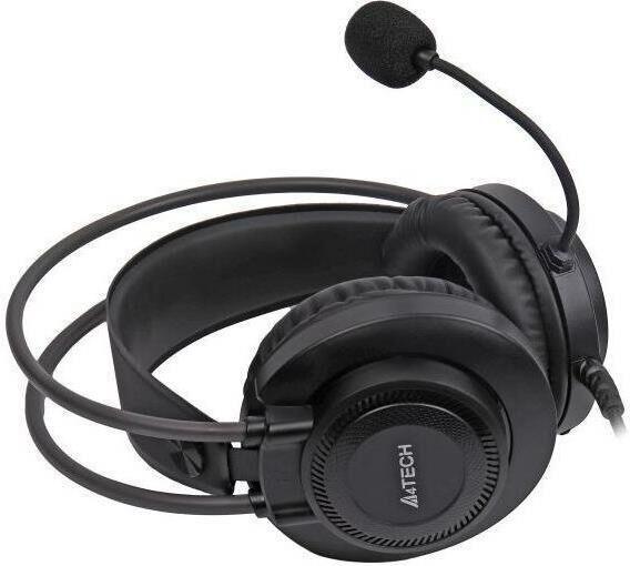 Наушники A4Tech Fstyler FH200U серый 2м накладные USB оголовье (FH200U GREY) серый