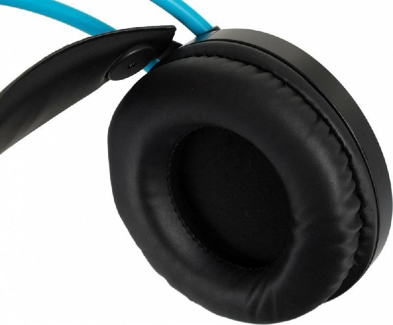Наушники A4Tech Fstyler FH200U серый/синий 2м накладные USB оголовье (FH200U ) серый