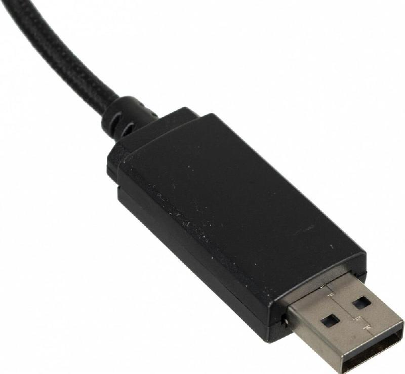 Наушники A4Tech Fstyler FH200U серый/синий 2м накладные USB оголовье (FH200U ) серый