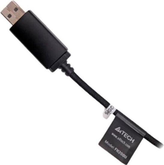 Наушники A4Tech Fstyler FH200U серый/синий 2м накладные USB оголовье (FH200U ) серый