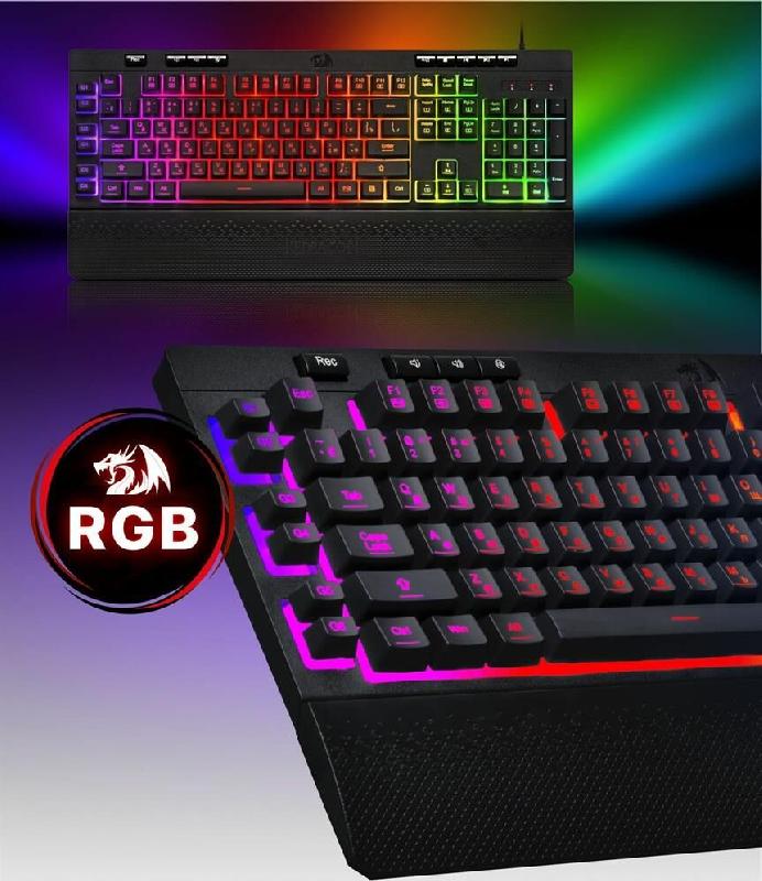 Клавиатура Redragon игровая клавиатура Shiva RU,RGB, 26 anti-ghost keys