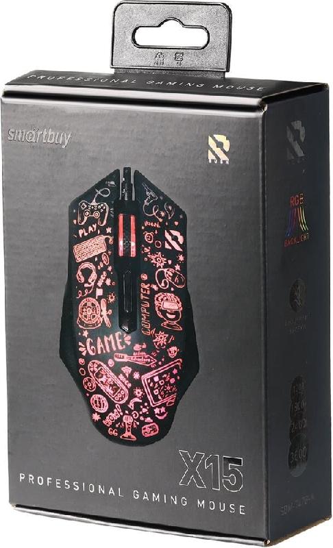 Мышь Smartbuy RUSH X15 серный