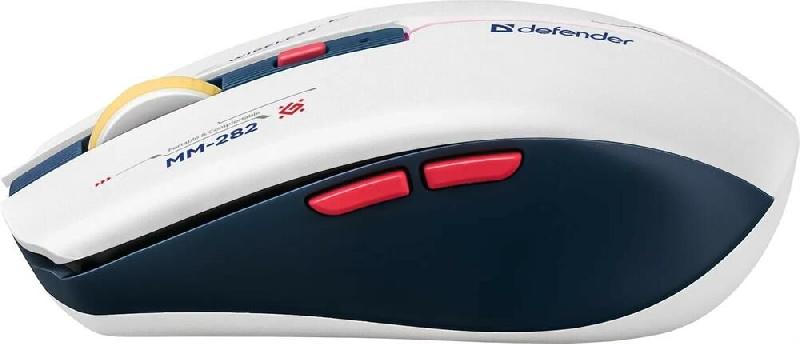 Мышь Defender Dila MM-282 белый+синий